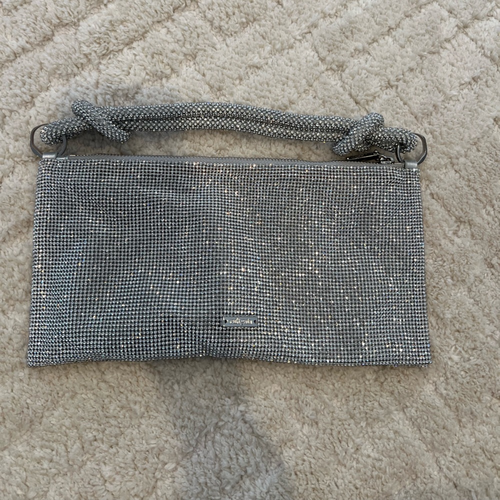 Cult Gaia Hera Nano Rhinestone Shoulder Bag